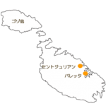 マルタ地図