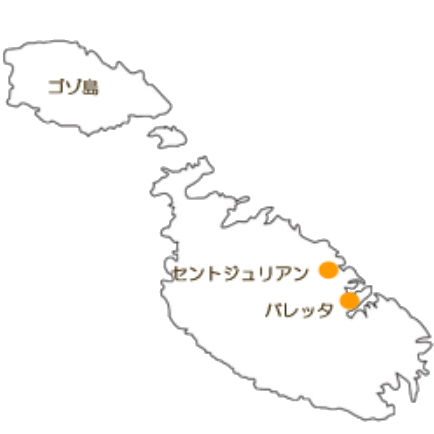 マルタ地図