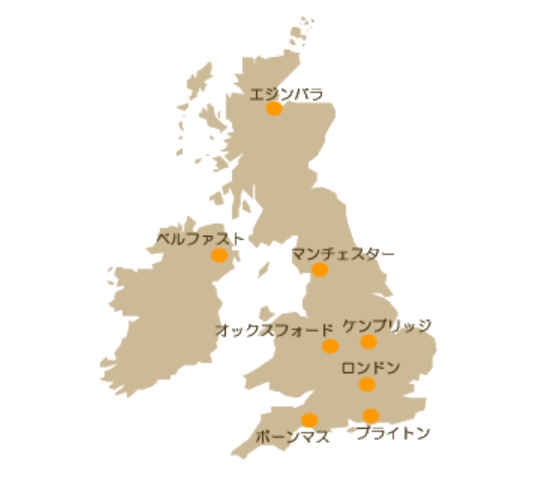 イギリス地図